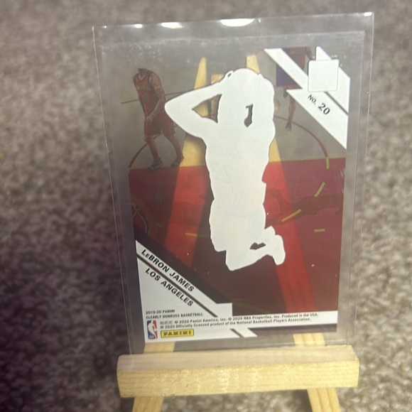 Lebron James Panini Donruss Clearly NBA Basketball Card #20 Los Angels Lakers - Picture 4 of 4
